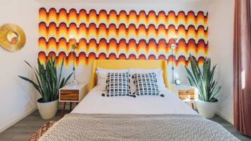 2 bedrooms, in-room safe, iron/ironing board, WiFi