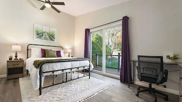 2 chambres, bureau, fer et planche à repasser, Wi-Fi gratuit