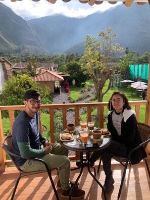 Habitación superior, balcón, vistas al parque | Terraza o patio