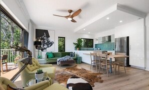 Apartment, 2 Bedrooms | Living area - Currumbin Escape 2 BDR Water Views (Currumbin)