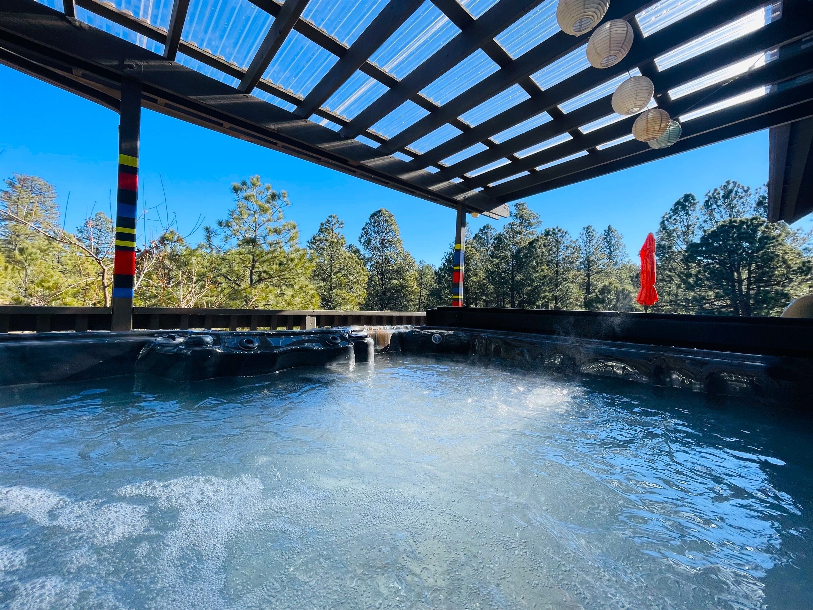 Bain à remous extérieur