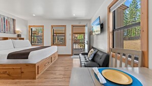 สตูดิโอ, เตียงคิงไซส์ 1 เตียง (Bearfoot Bungalow) | ร้านอาหาร
