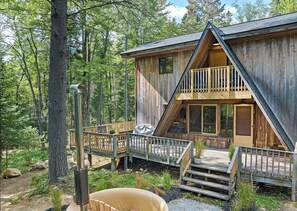 Exterior - Modern Adirondack A-Frame Retreat (Indian Lake)