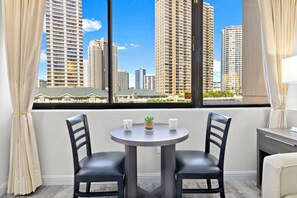 Condo, City View (0128) | In-room dining - Aqua Palms Condo with City View (Honolulu)