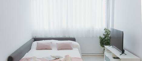 1 dormitori, wifi gratuïta i roba de llit