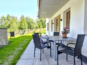 Outdoor dining - Beautiful apartment for 5 people with WIFI, TV and terrace (Wenns)