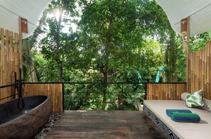 Signature suite, uitzicht op tuin | Uitzicht op de tuin