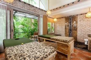 Behandlungsräume für Paare, Whirlpool, Körperbehandlungen, Aromatherapie