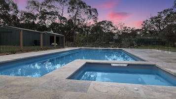 Una piscina climatizada