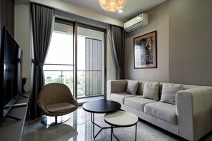 Apartemen Deluks, pemandangan kota | Area keluarga