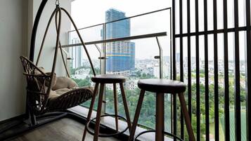 Apartamento superluxo | Terraço/pátio