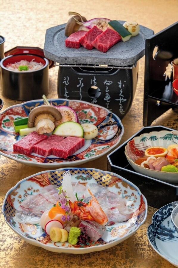 Food and drink - No SmokingSemiopenair bath steam sauna A | 2 meals / Takeo Saga (Takeo)