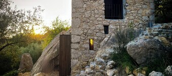 Remote cottage with valley views