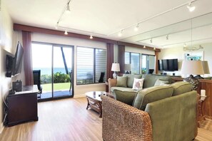 Smart TV - Poipu Shores Ohana – Two Side-by-Side Oceanfront Condos (Koloa)