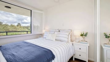 2 bedrooms, iron/ironing board, travel crib, WiFi