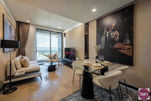 Premium Apartment, 1 Bedroom, Patio, City View | Memory foam beds, minibar, in-room safe, desk - Lumiere Riverside Suite Vip (Ho Chi Minh City)