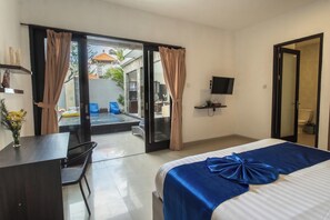 3 slaapkamers, een kluis op de kamer, een strijkplank/strijkijzer, wifi