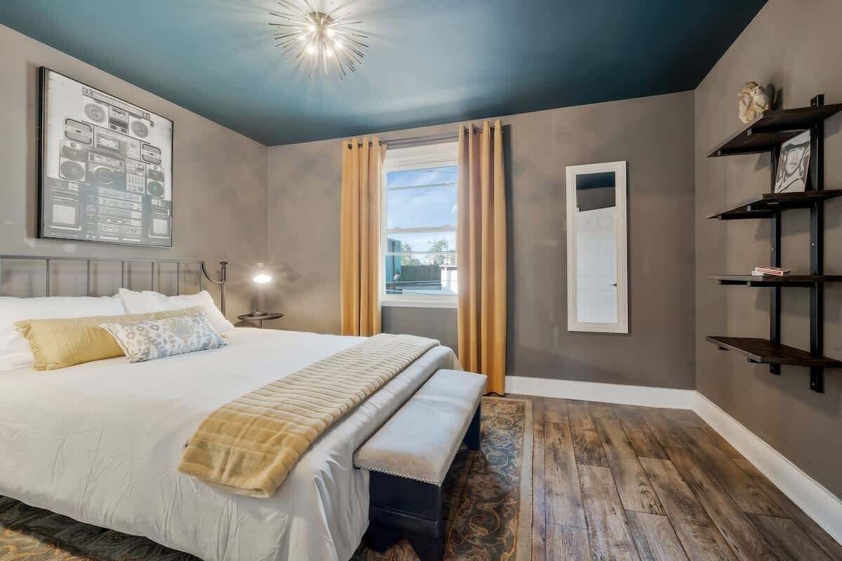 1 غرفة نوم وواي فاي وملاءات أسرّة