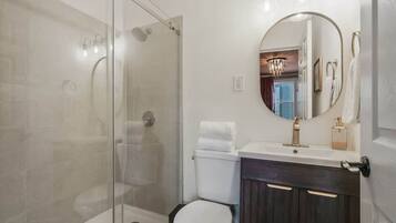 Shower, hair dryer