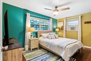 4 soverom, strykejern/-brett, reiseseng for barn og wi-fi