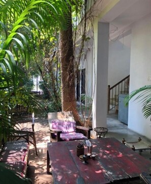 Classic Twin Room, Private Bathroom, Garden View | Terrace/patio