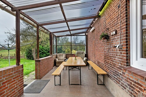 Ferienwohnung 'Hamdorf, Hauptstraße Unten' mit Privatterrasse, Gemeinschaftsgarten und Wi-Fi