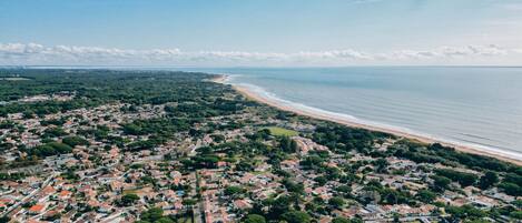 منظر من الجو على ارتفاع عالٍ