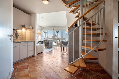 Interior. Seeblick Apartment with Shared Garden and Wi-Fi