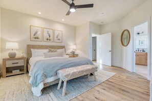 4 bedrooms, iron/ironing board, free WiFi, bed sheets