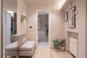 City-Apartment, 1 Schlafzimmer, Nichtraucher, Küche | Badezimmer