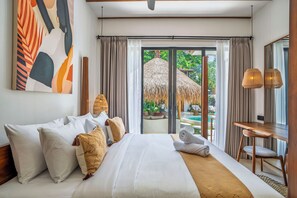 Villa | 2 bedrooms, iron/ironing board, bed sheets - Malta Villa by Betterplace (Ubud)