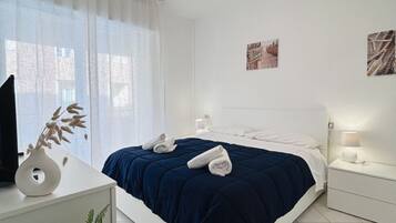2 Schlafzimmer, Zimmersafe, Bügeleisen/Bügelbrett, Reisekinderbett