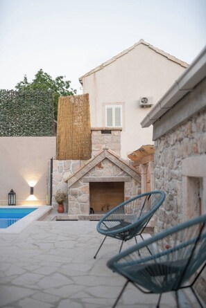 Terrace/patio - Luxuriously equipped holiday home (Orebic)