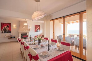 Dining - Luxury Holiday Villa Korkyra with pool and panoramic sea view! (Blato)