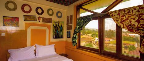 Comfort Double Room, Garden View | Desk, laptop workspace, free WiFi
