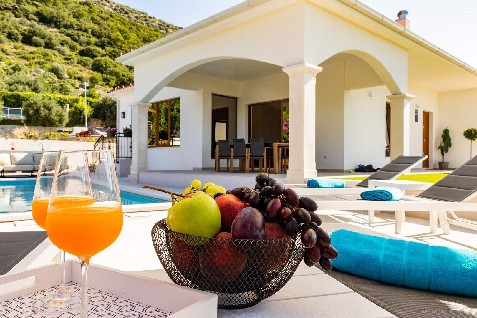 Una piscina riscaldata