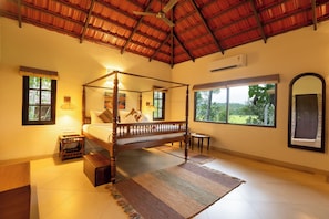 Paddy View Luxury Villa with Balcony | In-room safe, individually decorated, individually furnished, desk - Raindrops Resort (Sulthan Bathery)