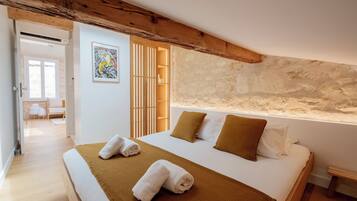 2 slaapkamers, een strijkplank/strijkijzer, wifi, beddengoed