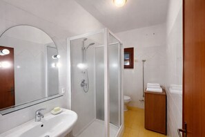 Shower, hair dryer