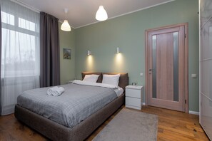 Comfort Suite, River View | 1 bedroom, iron/ironing board, free WiFi - Lux apartment with view on Svisloch (Minsk)
