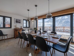 Dining - Modern chalet in Morzine, 12 pers, 5 br, near center (Morzine)