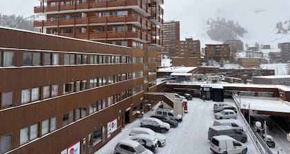 Studio in Plagne Centre, nahe Pisten, Haustiere erlaubt
