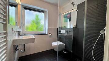 Shower, hair dryer