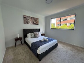 3 bedrooms, iron/ironing board, travel cot, WiFi