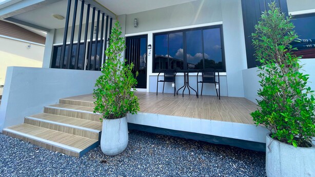 Dobbeltrom – deluxe, 2 enkeltsenger | Terrasse/patio