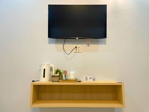 Eenpersoonskamer, 1 kingsize bed | Een laptopwerkplek, gratis wifi