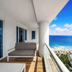 Appart'hôtel, 2 chambres, cuisine, vue océan | Vue depuis le balcon