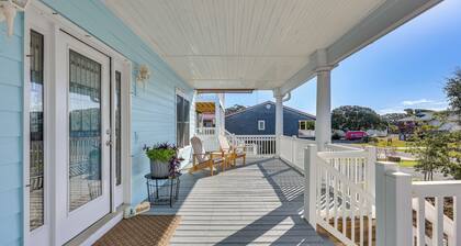 Waterfront Oak Island Home w/ Dock