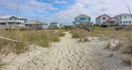 Waterfront Oak Island Home w/ Dock