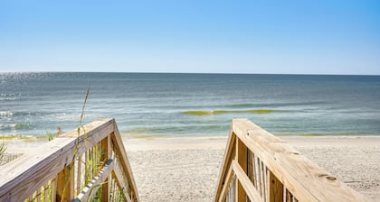 Walk to Shore: Ocean View Cape San Blas Townhome